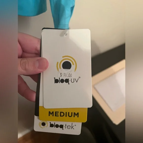 NEW WITH TAG | BloqTek Light Turquoise Pullover - Picture 4 of 5